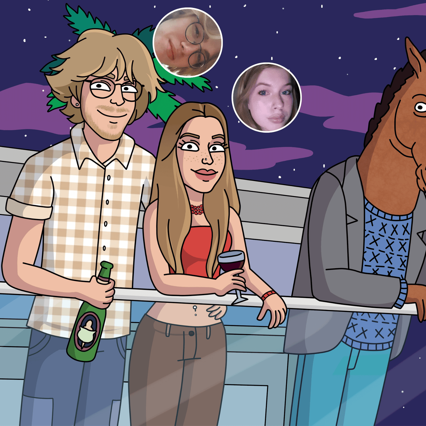 Custom Horseman Portrait