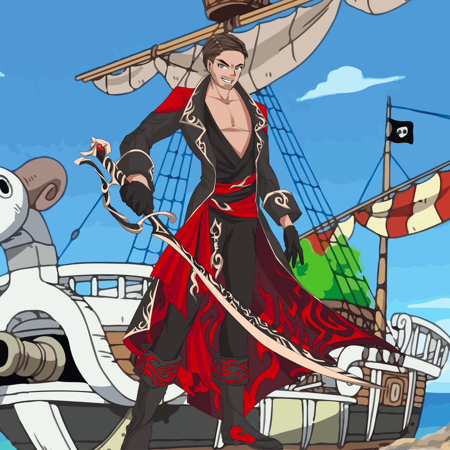 Custom Pirate Portrait