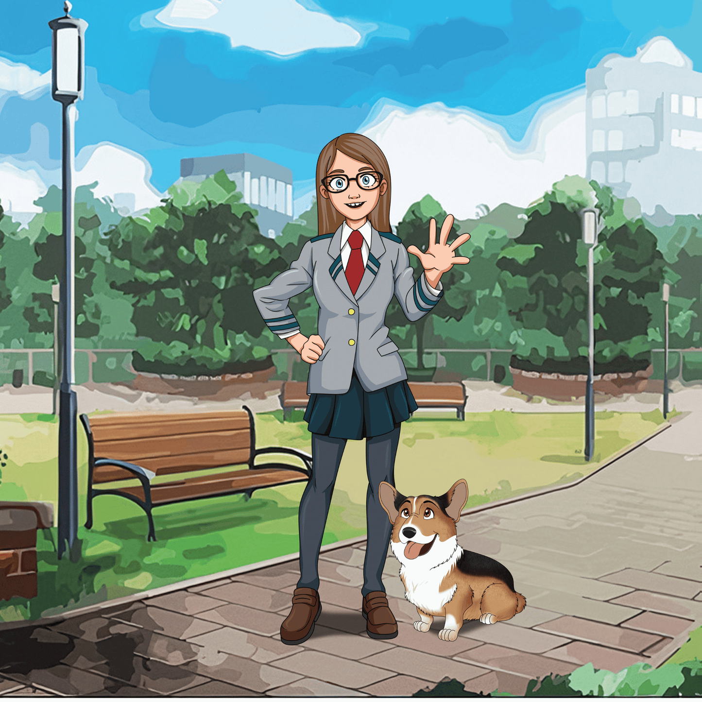 Custom Academia Portrait