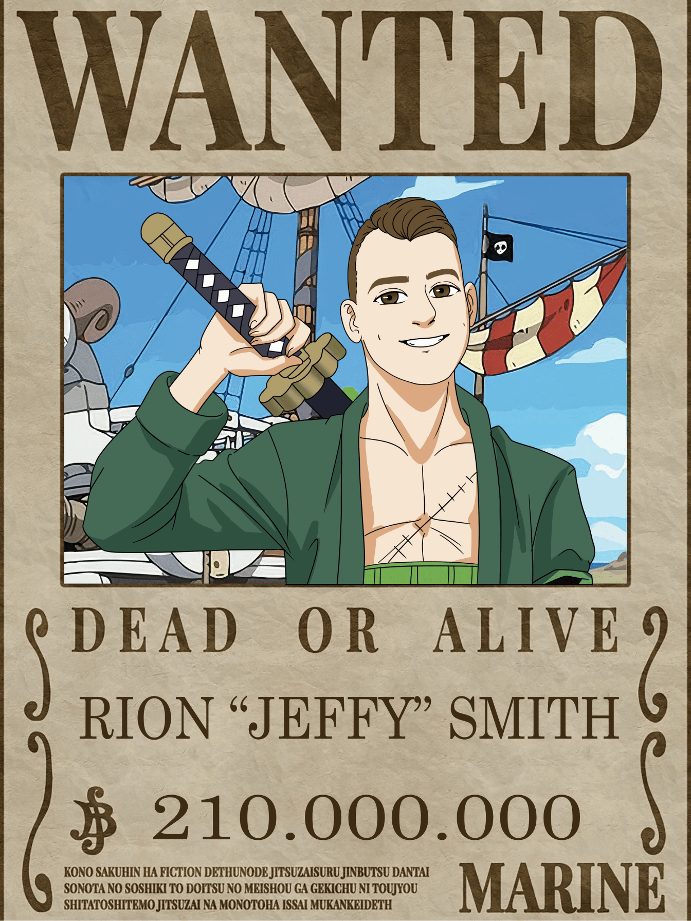 Custom Wanted Portrait