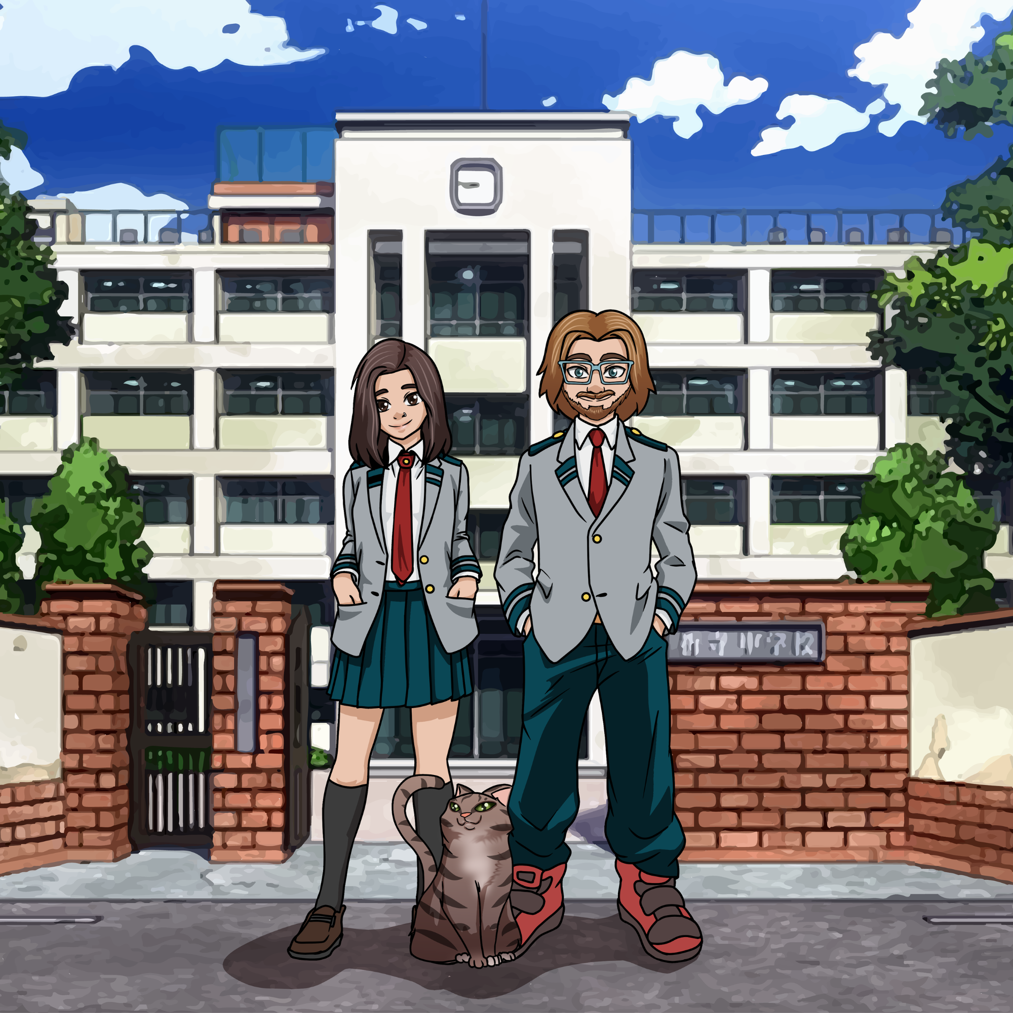 Custom Academia Portrait