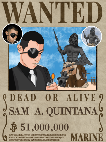 Custom Wanted Portrait