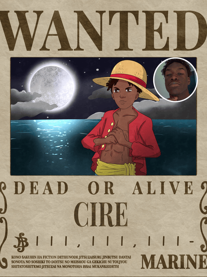 Custom Wanted Portrait